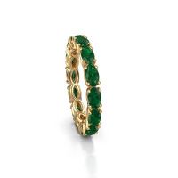 Bild von Ring vivienne ovl 5x3<br/>585 Gold<br/>Smaragd 5x3 mm