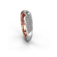 Image of Engagement ring hojalien 3<br/>585 rose gold<br/>diamond 0.848 crt