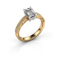 Afbeelding van Verlovingsring Shonta EME<br/>585 goud<br/>lab-grown diamant 1.284 crt