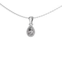 Image of Necklace seline per<br/>950 platinum<br/>Lab-grown diamond 0.53 crt