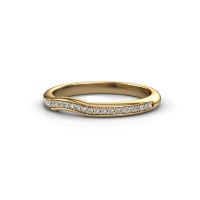 Afbeelding van Aanschuifring SRH0271C20H2<br/>585 goud<br/>Diamant 0.145 crt