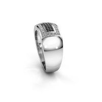Image de Bague pour homme Lorenzo<br/>950 platine<br/>Diamant noir 0.552 crt
