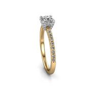 Image of Engagement ring saskia 1 cus<br/>585 gold<br/>diamond 0.784 crt