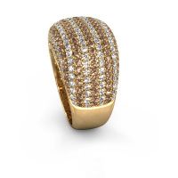 Afbeelding van Ring Kira<br/>585 goud<br/>Bruine Diamant 3.86 Crt