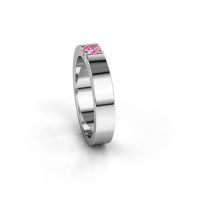 Afbeelding van Ring Dana 1 925 zilver roze saffier 3.7 mm