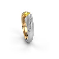 Image of Ring Hojalien 2<br/>585 gold<br/>Yellow sapphire 4 mm
