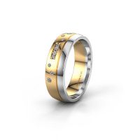 Image of Wedding ring WH0310L26AP<br/>585 gold ±6x1.7 mm<br/>Zirconia