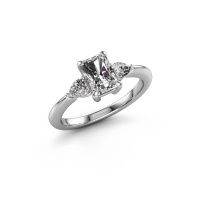 Afbeelding van Verlovingsring Chanou RAD 925 zilver diamant 1.42 crt