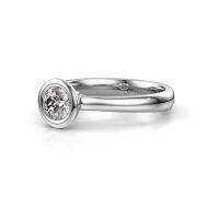 Afbeelding van Verlovings ring Kaylee 950 platina diamant 0.40 crt