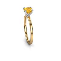 Afbeelding van Verlovingsring Crystal CUS 1 585 goud citrien 5.5 mm