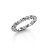Image of Stackable ring Michelle full 2.4 950 platinum diamond 1.43 crt