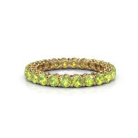 Image of Stackable ring Michelle full 2.7 585 gold peridot 2.7 mm