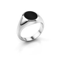 Afbeelding van Zegelring Herman 2<br/>950 platina<br/>Onyx 12x10 mm