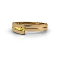 Afbeelding van Ring Cato<br/>585 goud<br/>Gele saffier 2.2 mm