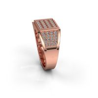 Image de Bague pour homme Tim<br/>585 or rose<br/>Diamant 0.654 crt