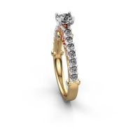 Afbeelding van Verlovingsring Shaunda<br/>585 goud<br/>Diamant 0.90 crt