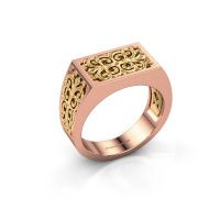 Afbeelding van Heren ring Wouter 585 rosé goud