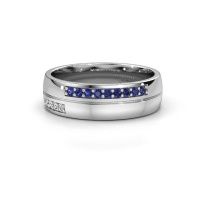 Image of Wedding ring WH0213L26AP<br/>950 platinum ±6x1.7 mm<br/>Sapphire