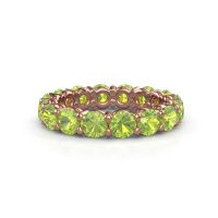 Bild von Vorsteckring heddy rnd 4.0<br/>585 Roségold<br/>Peridot 4 mm