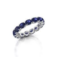 Bild von Ring vivienne ovl 4.5x3.5<br/>585 Weißgold<br/>saphir 4.5x3.5 mm