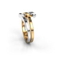 Bild von Ring Synthia 585 Gold Lab-grown Diamant 0.12 crt
