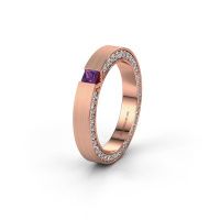 Image de Alliance WH2140L14B<br/>585 or rose ±3&comma;5x2 mm<br/>Améthyste