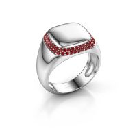 Image of Men's ring Pascal 950 platinum ruby 1.1 mm