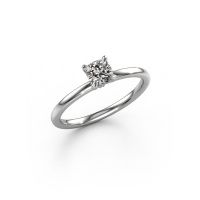 Image of Engagement Ring Crystal Cus 1<br/>585 white gold<br/>Diamond 0.50 crt