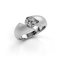 Image de Bague de fiançailles Hojalien 1<br/>950 platine<br/>Diamant 1.00 crt