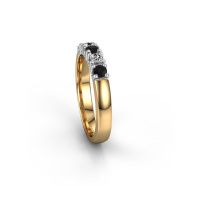 Image of Ring Rianne 5<br/>585 gold<br/>Black diamond 0.448 crt