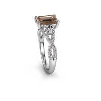 Afbeelding van Verlovingsring Marilou EME 950 platina bruine diamant 2.27 crt