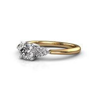 Afbeelding van Verlovingsring Chanou RND 585 goud diamant 1.02 crt