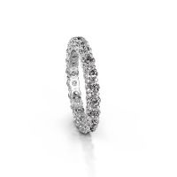 Image of Stackable ring Michelle full 3.0 950 platinum lab grown diamond 2.20 crt