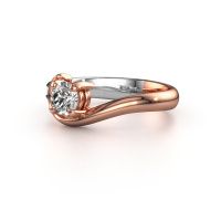 Afbeelding van Verlovingsring Ceylin 585 rosé goud diamant 0.50 crt