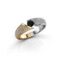 Image of Ring Hojalien 3<br/>585 gold<br/>Black Diamond 0.671 Crt