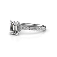 Afbeelding van Verlovingsring Crystal EME 4 585 witgoud lab-grown diamant 1.46 crt