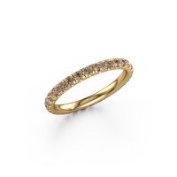 Image of Stackable Ring Jackie 2.0<br/>585 gold<br/>Brown Diamond 0.87 Crt