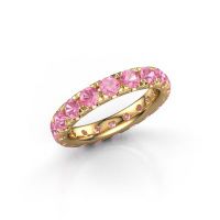 Image of Stackable Ring Jackie 3.4<br/>585 gold<br/>Pink sapphire 3.4 mm
