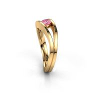 Bild von Ring Sigrid 1<br/>585 Gold<br/>Pink Saphir 4 mm