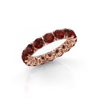 Bild von Vorsteckring vivienne 4.0<br/>585 Roségold<br/>Granat 4 mm