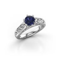 Image of Engagement ring shan<br/>950 platinum<br/>Sapphire 6 mm
