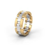 Image of Friendship ring WH2078L17BPM<br/>585 white gold ±7x2 mm