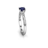 Image of Engagement ring shannon cus<br/>585 white gold<br/>Sapphire 5 mm