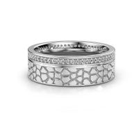 Afbeelding van Trouwring WH2070L17C<br/>950 platina ±7x2.2 mm<br/>Zirkonia