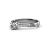 Afbeelding van Verlovingsring Mei 925 zilver diamant 0.286 crt