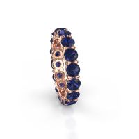 Bild von Vorsteckring heddy rnd 4.0<br/>585 Roségold<br/>Saphir 4 mm