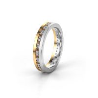 Image of Wedding ring WH0203L14BPM<br/>585 gold ±4x2 mm<br/>Brown diamond 0.44 crt