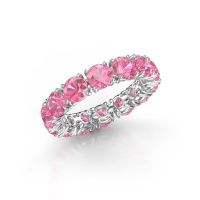 Bild von Ring vivienne 4.7<br/>585 Weißgold<br/>Pink Saphir 4.7 mm