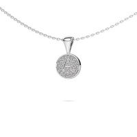 Image of Initial pendant Initial 010 585 white gold