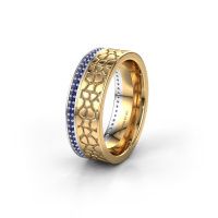 Image of Wedding ring WH2070L17C<br/>585 white gold ±7x2.2 mm<br/>Sapphire